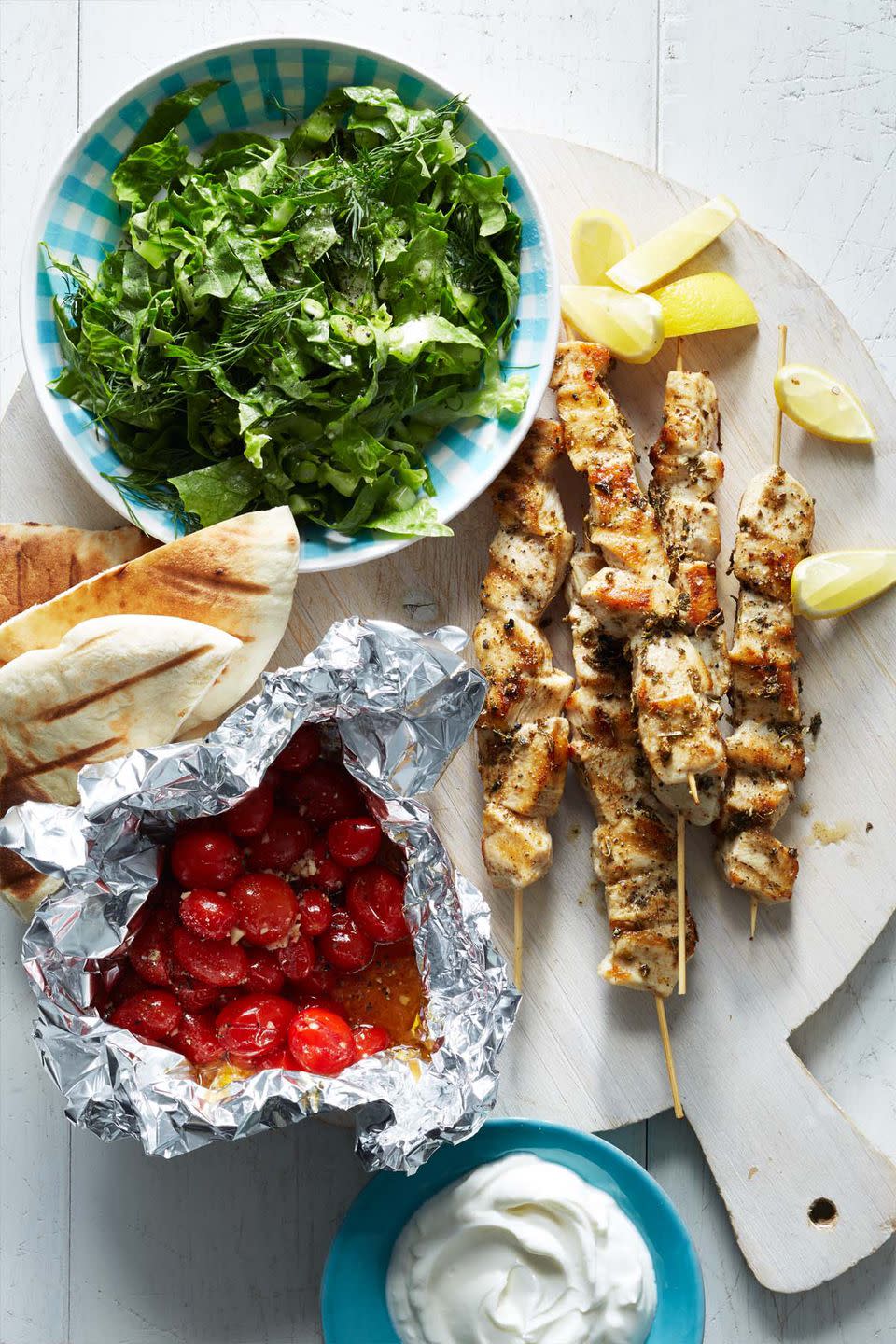 Grilled Chicken Souvlaki