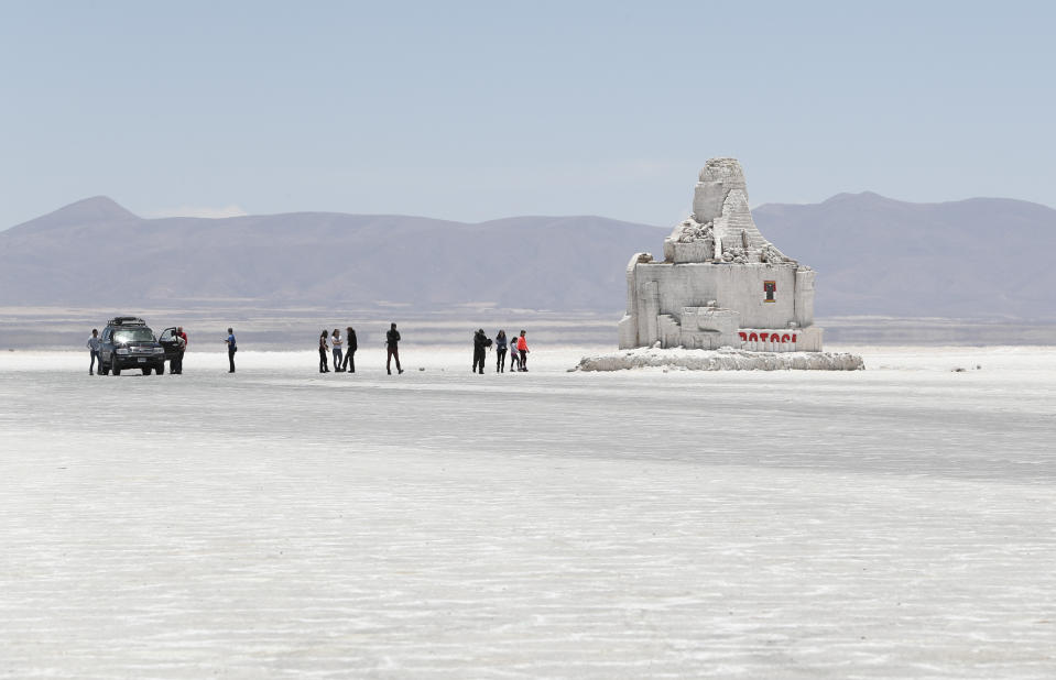 <p>Vista general de la localidad de Uyuni (Bolivia). EFE/MARTIN ALIPAZ </p>