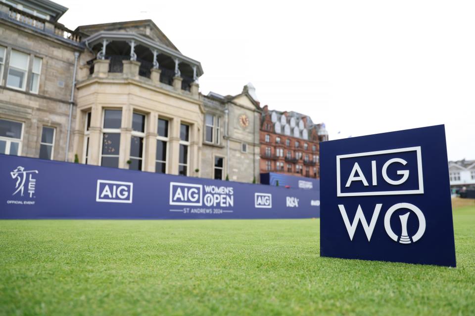 2024 AIG Women's British Open at St. Andrews Friday tee times, how to