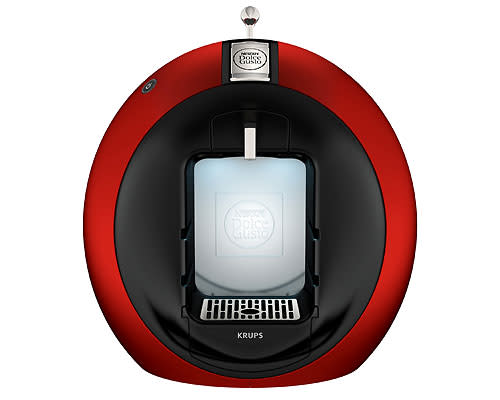 <b>Nescafe Dolce Gusto Circolo </b><br><br>The Nescafe Dolce Gusto Circolo is available in four colours and is perfect for coffee connoisseurs and busy families on the go. Each cup of coffee takes less than one minute to brew! Suggested retail price is $149.00, available at Home Outfitters, Sears, London Drugs, Walmart and fine kitchen stores nationwide.<br>