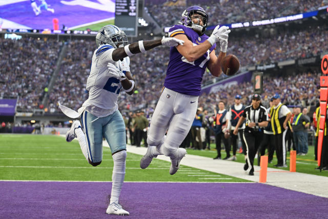 Fans all noticed this Minnesota Vikings supporter staring at a