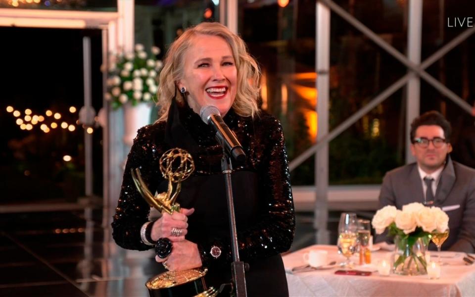 Emmy-winner Catherine O'Hara, the star of Schitt's Creek - AP