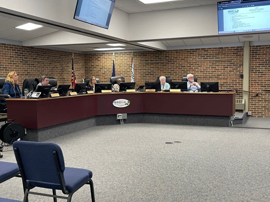 The Meridian Township Board of Trustees had a special meeting on Sunday, April 21. (WLNS)