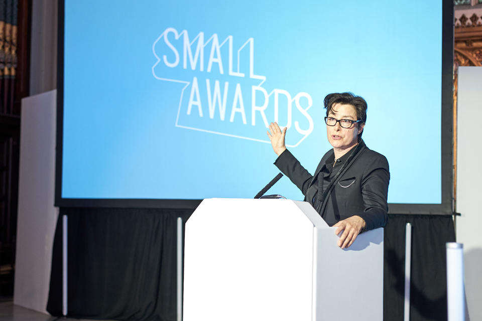 Guests at the Small Awards were entertained by presenter Sue Perkins