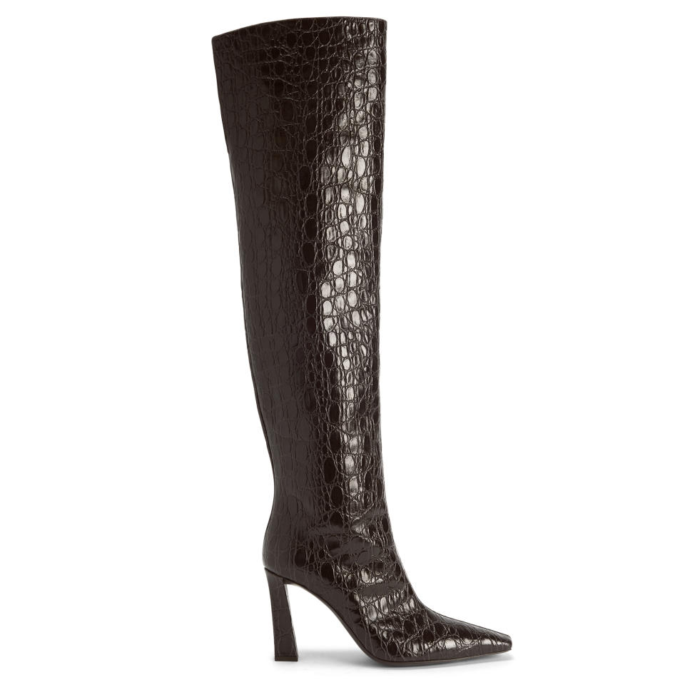 A boot from the Giuseppe Zanotti fall 2024 collection to be presented during Milan Fashion Week.