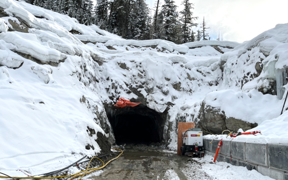 Premier underground portal front view