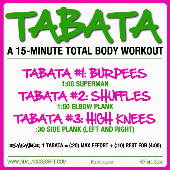 Tabata workout