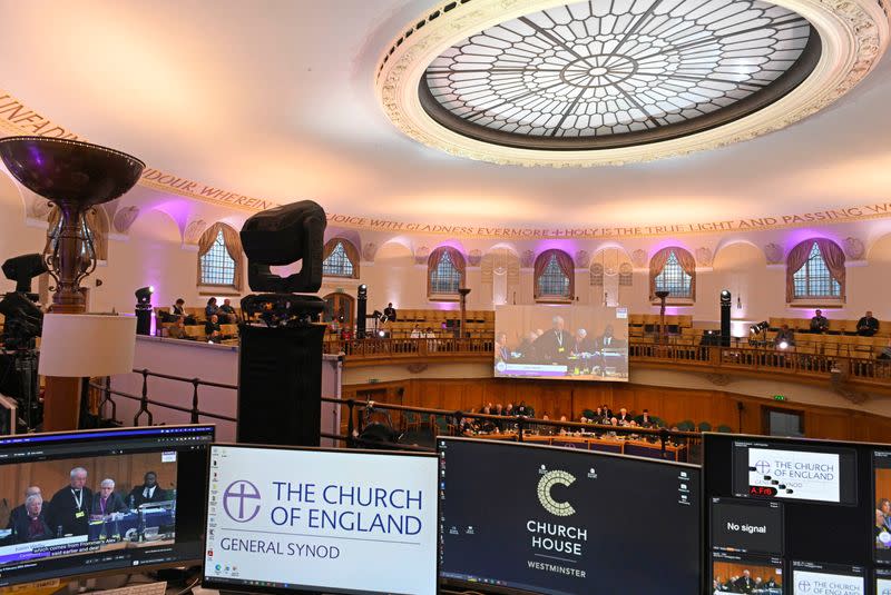 Church of England General Synod meeting in London