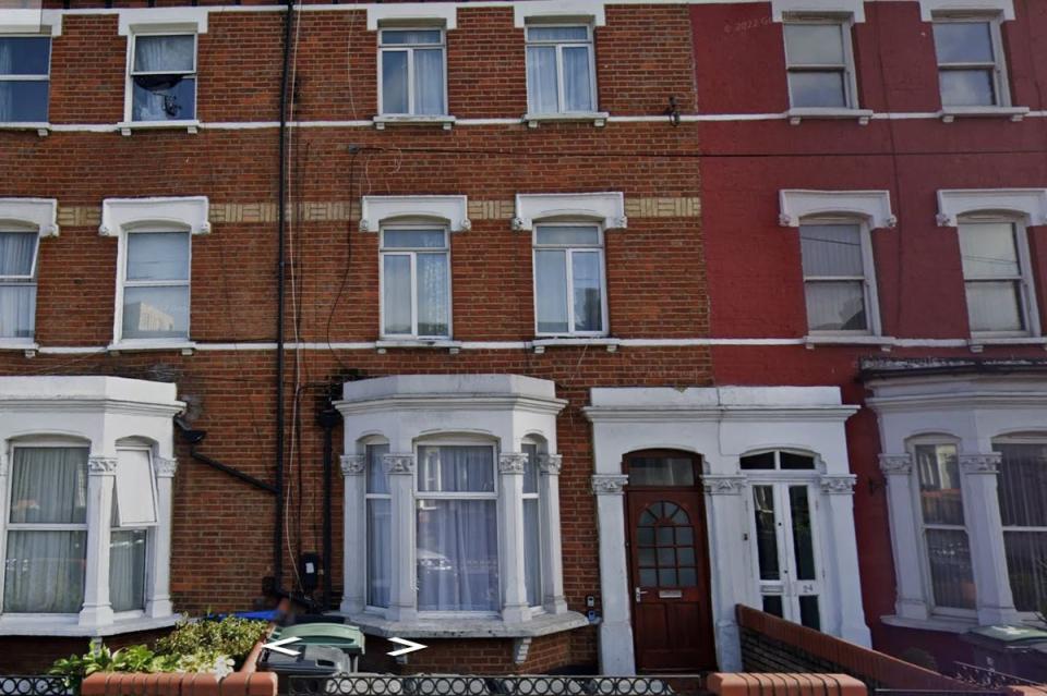 The second-floor apartment is close to Turnpike Lane Tube stop and Hornsey Rail station (Google Street View)