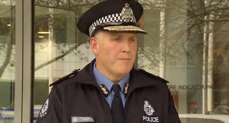 WA state Police Commissioner Col Blanch