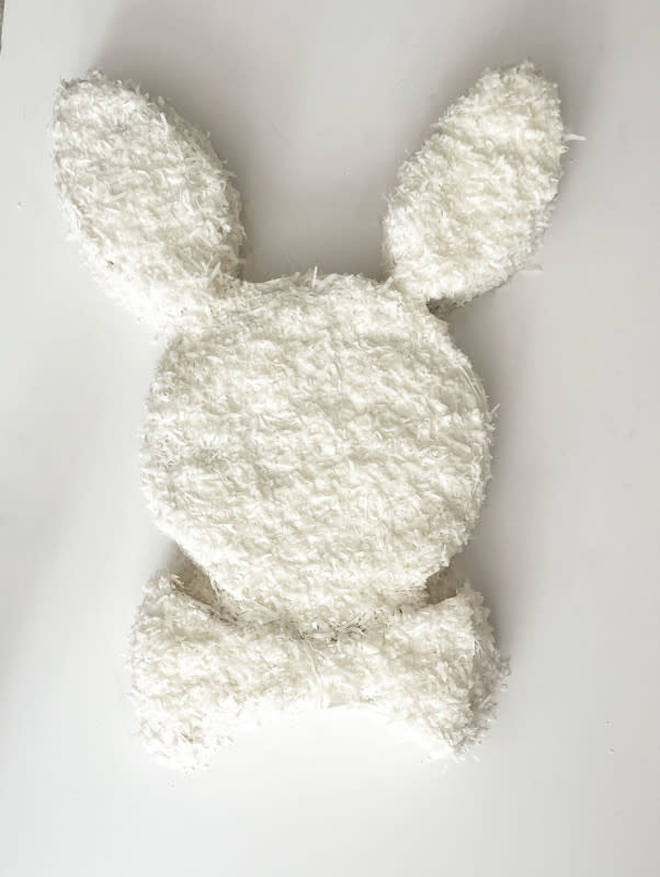 Bunny Cake frosted with coconut<p>Courtesy of Jessica Wrubel</p>