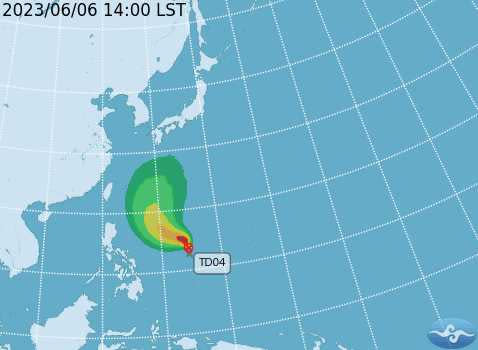 「谷超」颱風已生成，預估未來對台灣沒有影響。（圖／氣象局）