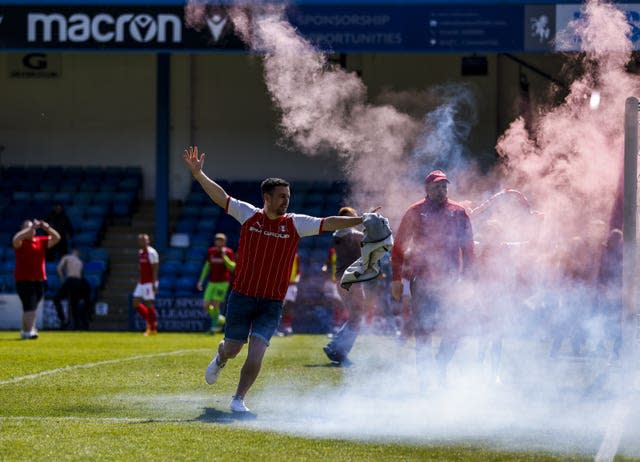 There has been an increase in poor fan behaviour since the coronavirus lockdown