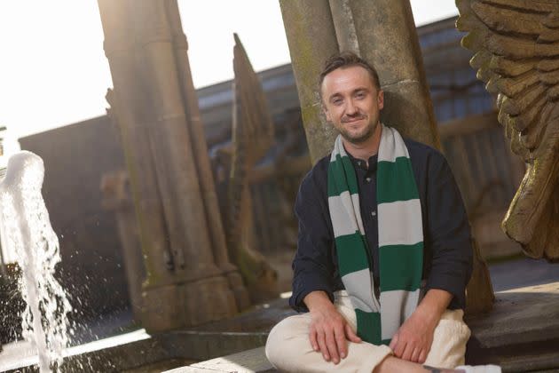 Tom Felton at the Harry Potter Warner Bros Studio Tour earlier this year (Photo: Mike Marsland via Getty Images)