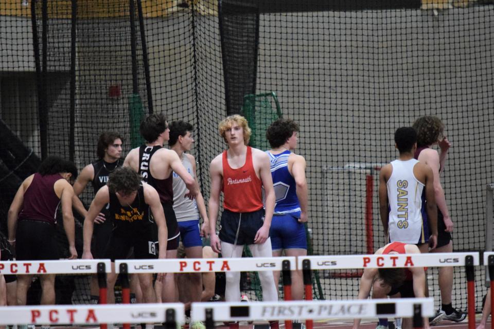 Portsmouth's Landon Rodrigues (middle) is a top performer in multiple events