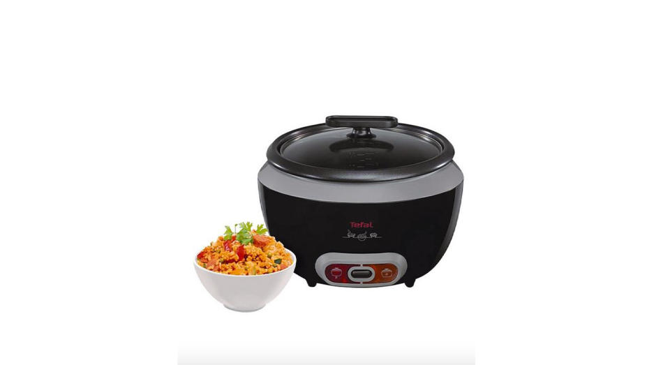 This Tefal rice cooker has a 1.8L capacity, perfect for families