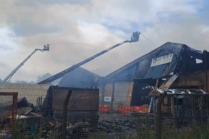 Scottish Fire and Rescue at the scene