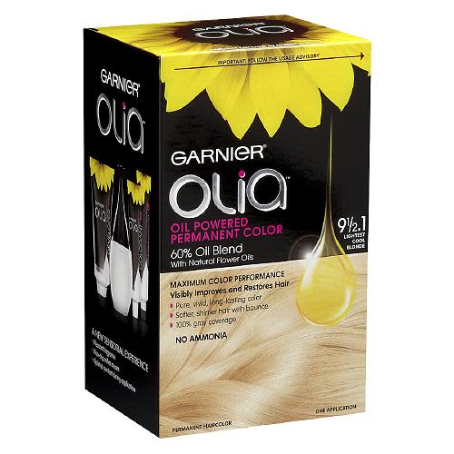 Going too dark is one of the biggest at-home color offenses. “Coloring hair too dark is sure to leave you spending long hours and lots of money on color corrections in the salon,” says Tamara DeFelice, a colorist at Butterfly Studio Salon in New York City. She says the ammonia-free Garnier Olia helps keep color looking fresh and shiny, especially darker shades. “The oil drives the pigment into the hair instead of ammonia so there are less chemicals and your hair is shinier.” When in doubt, opt for a hair color that looks lighter than the shade you’re going for. It’s much easier to go darker the next time than to try to lift color if you’re not happy with the result, Macintosh says. Garnier Olia Oil Powered Permanent Hair Color, $10