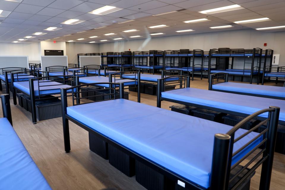 Salem's first ever navigation center holds 75 beds. The center, which opened in June, could be closed in July 2025 due to possible budget cuts.