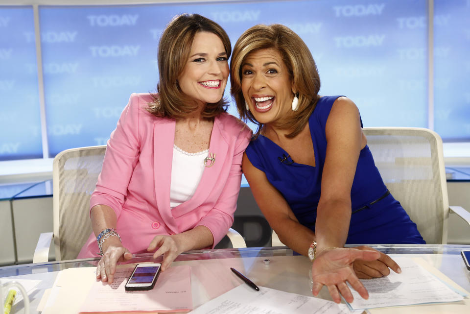 Hoda Kotb and Savannah Guthrie will co-anchor Today, in the wake of Matt Lauer’s firing. (Photo: Getty Images)