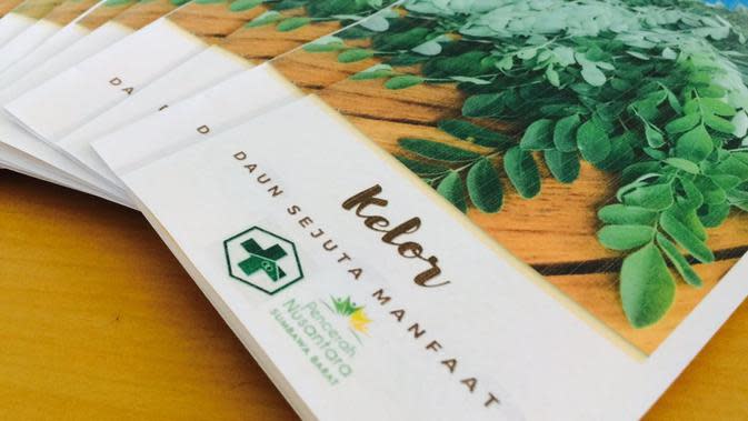 Buku resep yang berisi berbagai inovasi produk olahan daun kelor