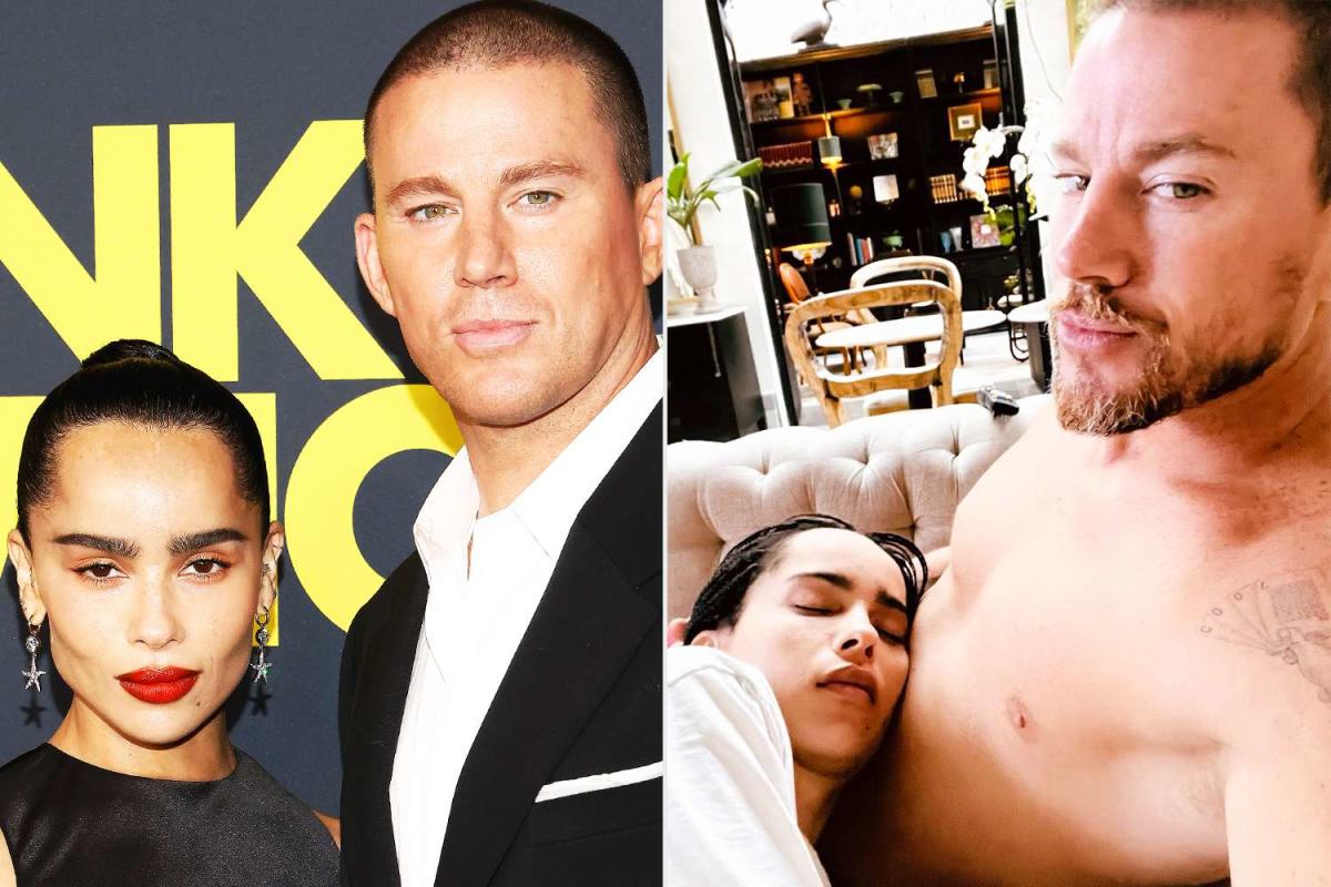 Channing Tatum cuddles with his fiancée Zoë Kravitz in romantic tribute: “I have you forever”