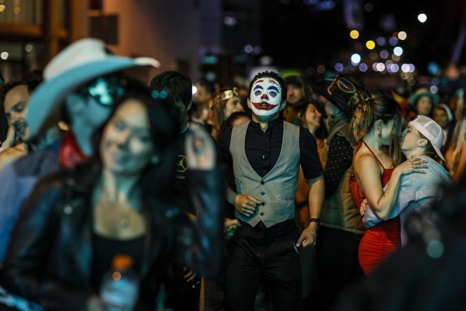 Thousands of revelers attend the West Hollywood Halloween Carnaval after a four-year hiatus.