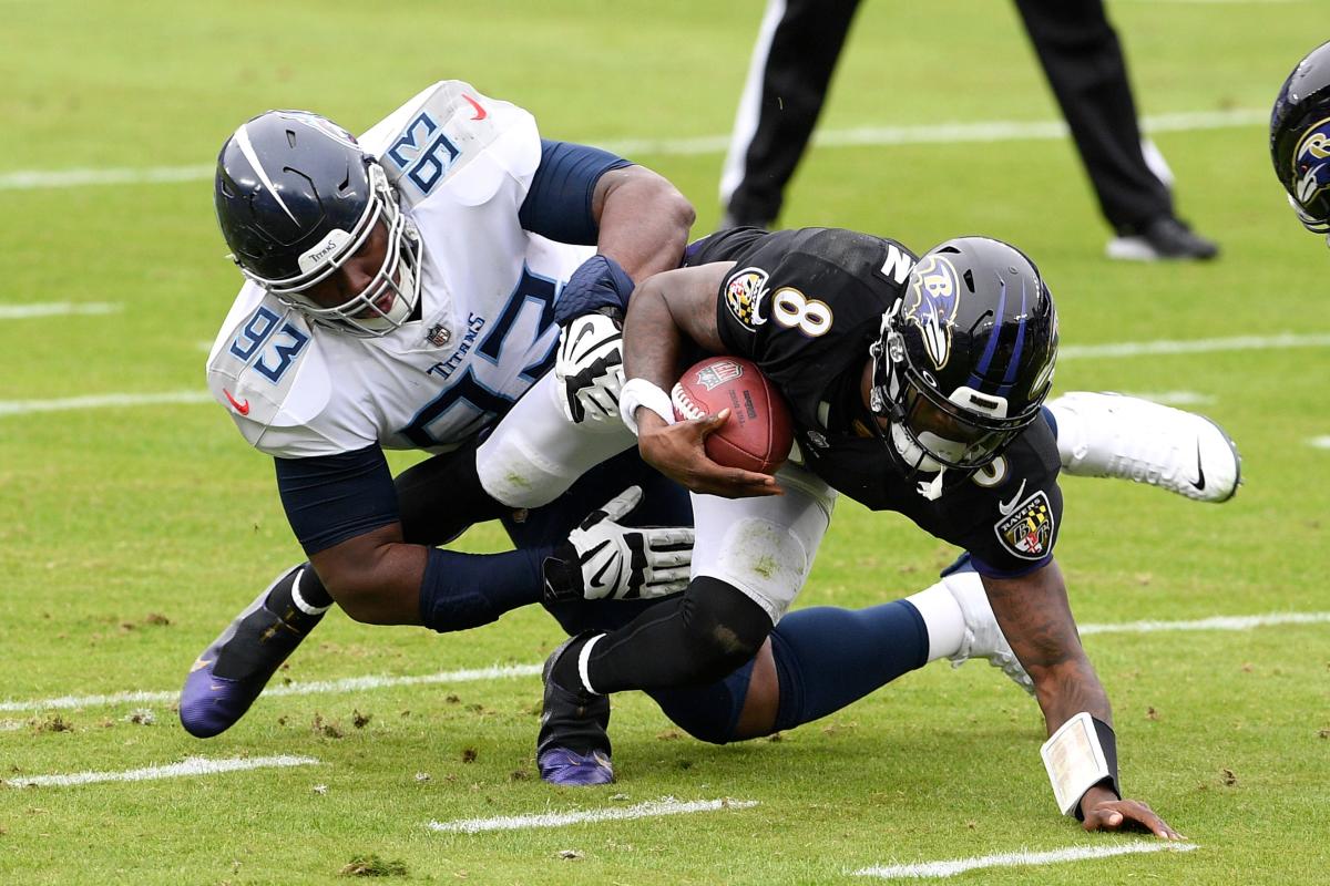 NFL Playoffs 2021: Tennessee Titans vs Baltimore Ravens game photos