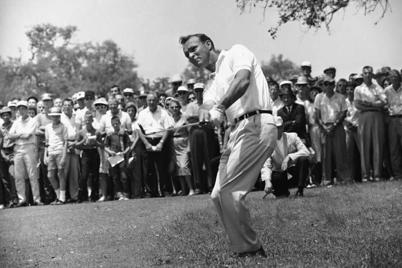 美國高爾夫球名將阿諾．帕瑪（Arnold Palmer），1962年（AP）