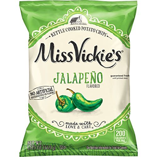 Miss Vickie's Flavored Potato Chips, Jalapeno, 28 Count