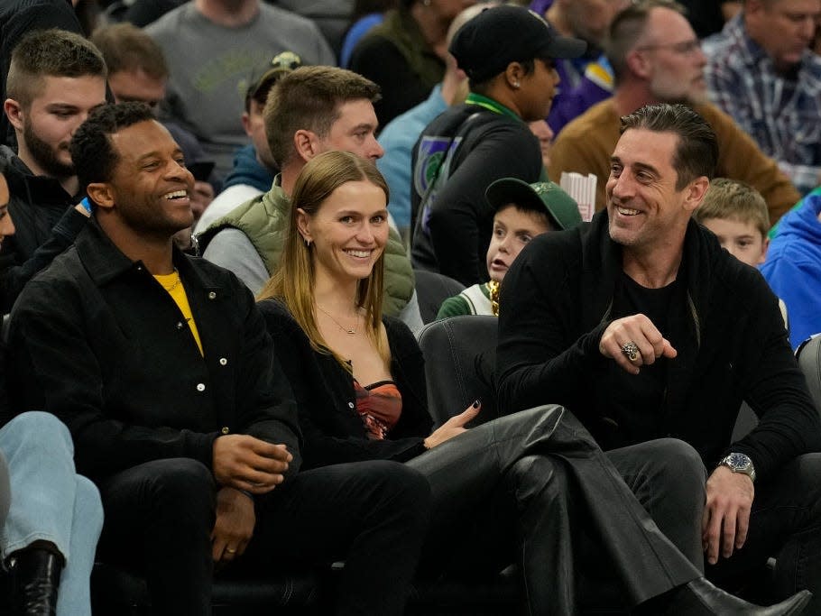 Aaron Rodgers and Mallory Edens