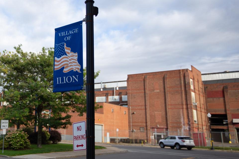 The Remington Arms Co. plant in Ilion, New York, as seen from 47 First St. where the meeting hall for unionized Remington employees is located. The United Mine Workers of America, Local 717, represents about 600 Remington employees in Ilion.