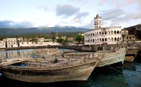 A view of the harbour in the Comoran capital Moroni, September 11, 2003. REUTERS/Antony Njuguna/Files