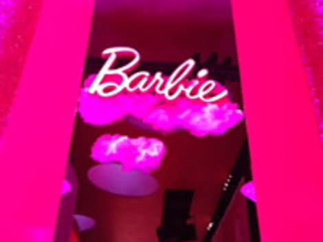 An installation at Lincoln Center allows Barbie fans to step into her pink bejeweled closet.