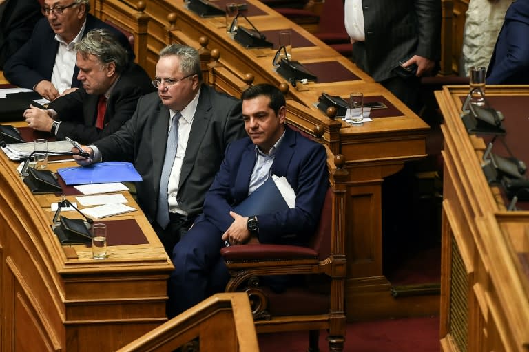 The Greek government under prime minister Alexis Tsipras defeated a vote of censure over the Macedonia issue on Saturday