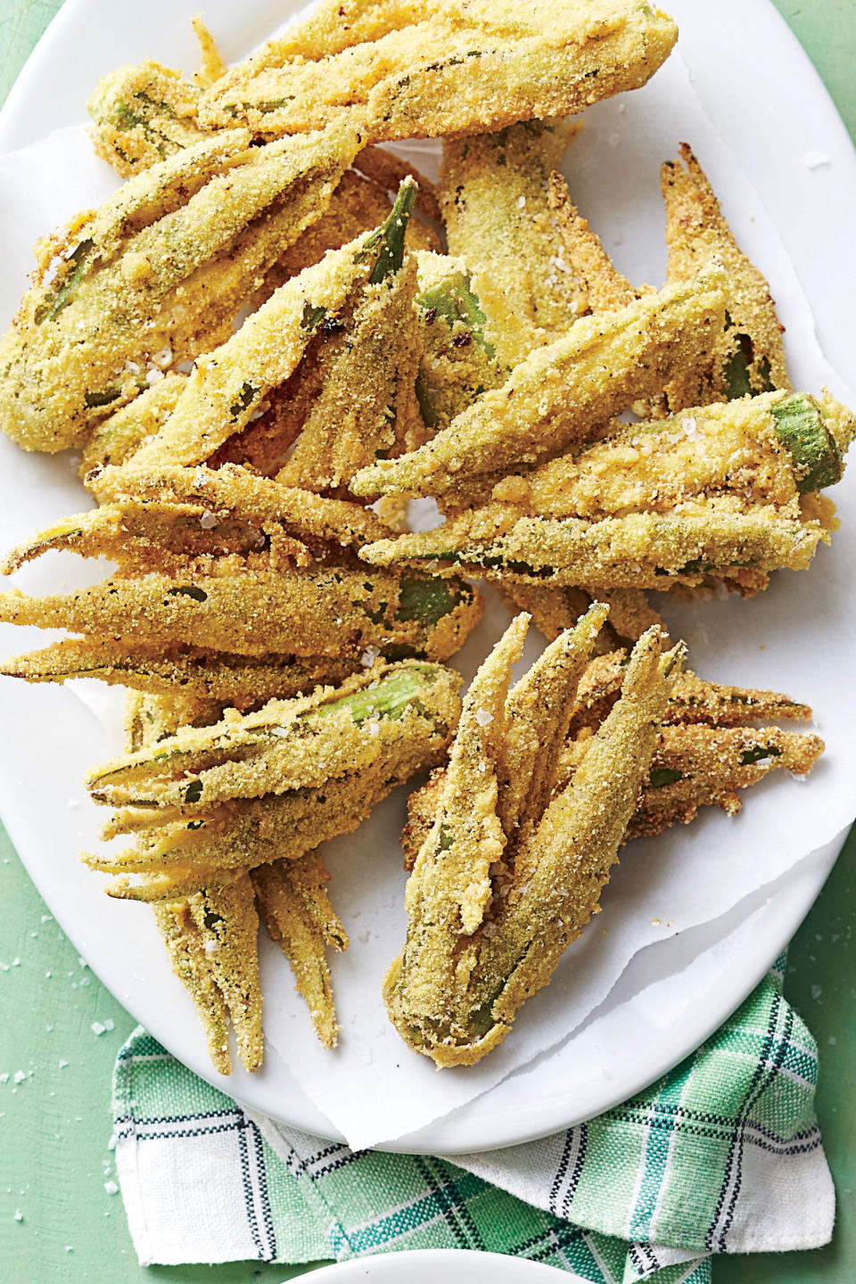 Smashed Fried Okra