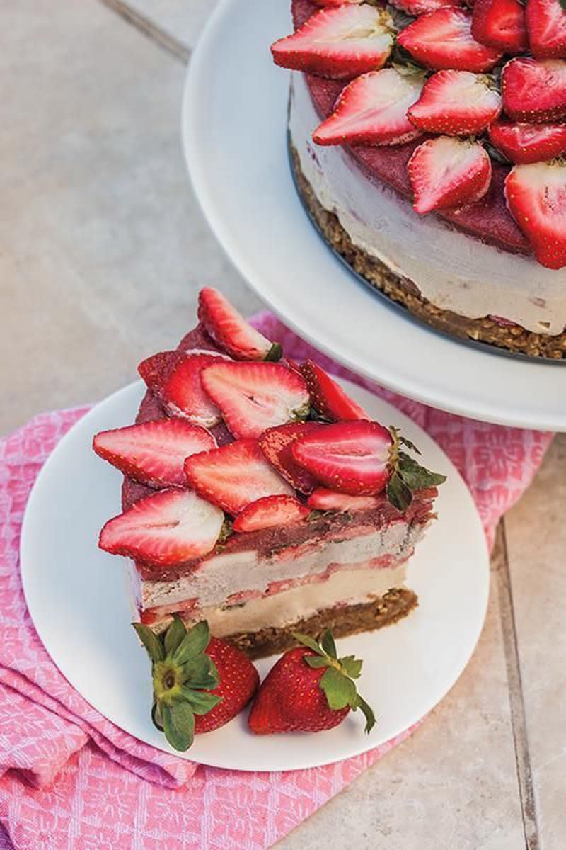 Raw Strawberry Shortcake