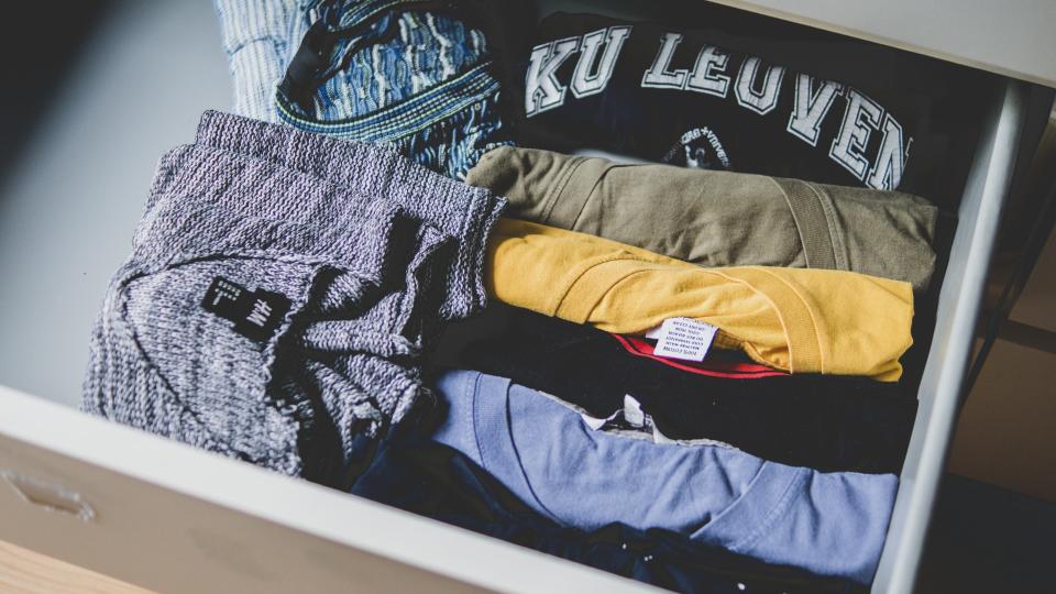 Don’t whack new clothes straight in the drawer [Photo: Pexels]