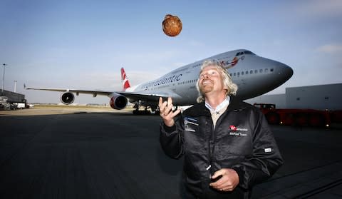 Virgin Atlantic flew a 747 to Orlando using part biofuel - Credit: AFP/BEN STANSALL