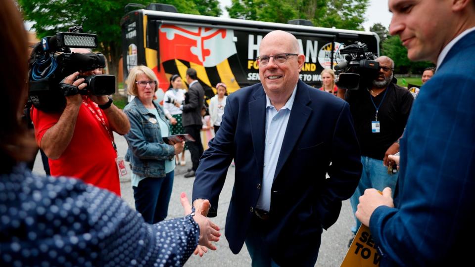 PHOTO: Maryland Senate Candidate Larry Hogan Votes On Primary Election Day (Chip Somodevilla/Getty Images)