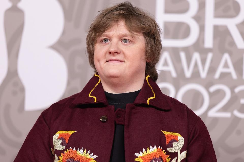 Lewis Capaldi attends The BRIT Awards 2023 at The O2 Arena on February 11, 2023 in London, England.