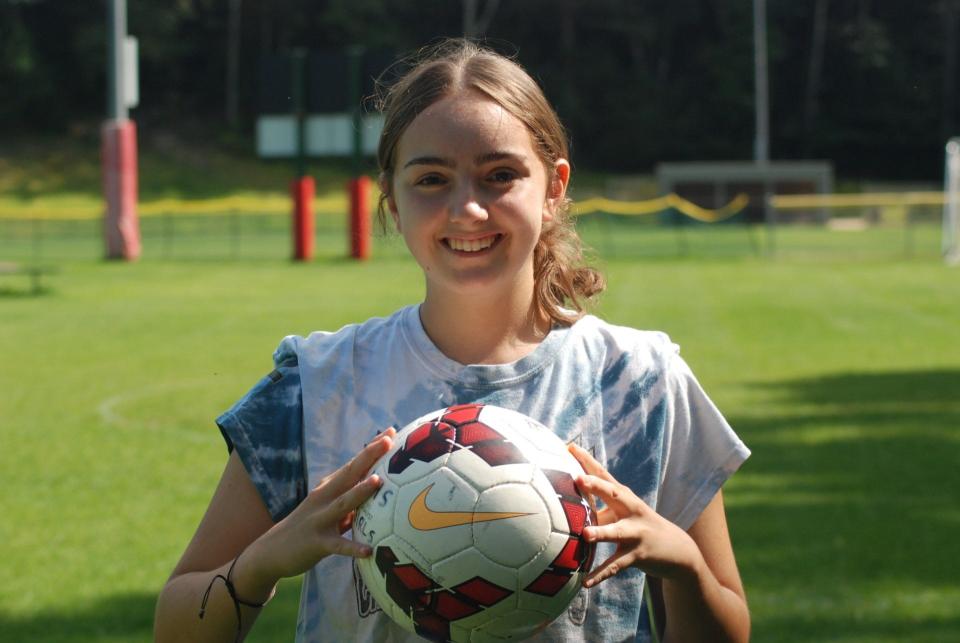 Newmarket High School soccer player Olivia Blackadar