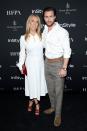 <p>In 2009, Sam Taylor-Johnson announced her engagement to Aaron Taylor-Johnson, who’s 23 years her junior. According to <a href="http://www.dailymail.co.uk/tvshowbiz/article-2602579/Aaron-Taylor-Johnson-shrugs-23-year-age-gap-wife-Sam.html" rel="nofollow noopener" target="_blank" data-ylk="slk:The Daily Mail;elm:context_link;itc:0;sec:content-canvas" class="link "><em>The Daily Mail</em></a>, the two met on the set of <em>Nowhere Boy</em>, where Sam was the director. Of the age gap, Aaron reportedly told <a href="http://www.dailymail.co.uk/tvshowbiz/article-2602579/Aaron-Taylor-Johnson-shrugs-23-year-age-gap-wife-Sam.html" rel="nofollow noopener" target="_blank" data-ylk="slk:Men’s Health;elm:context_link;itc:0;sec:content-canvas" class="link "><em>Men’s Health</em></a> in a 2014 interview: “She’s such a young, beautiful soul that you wouldn’t even know.”</p>