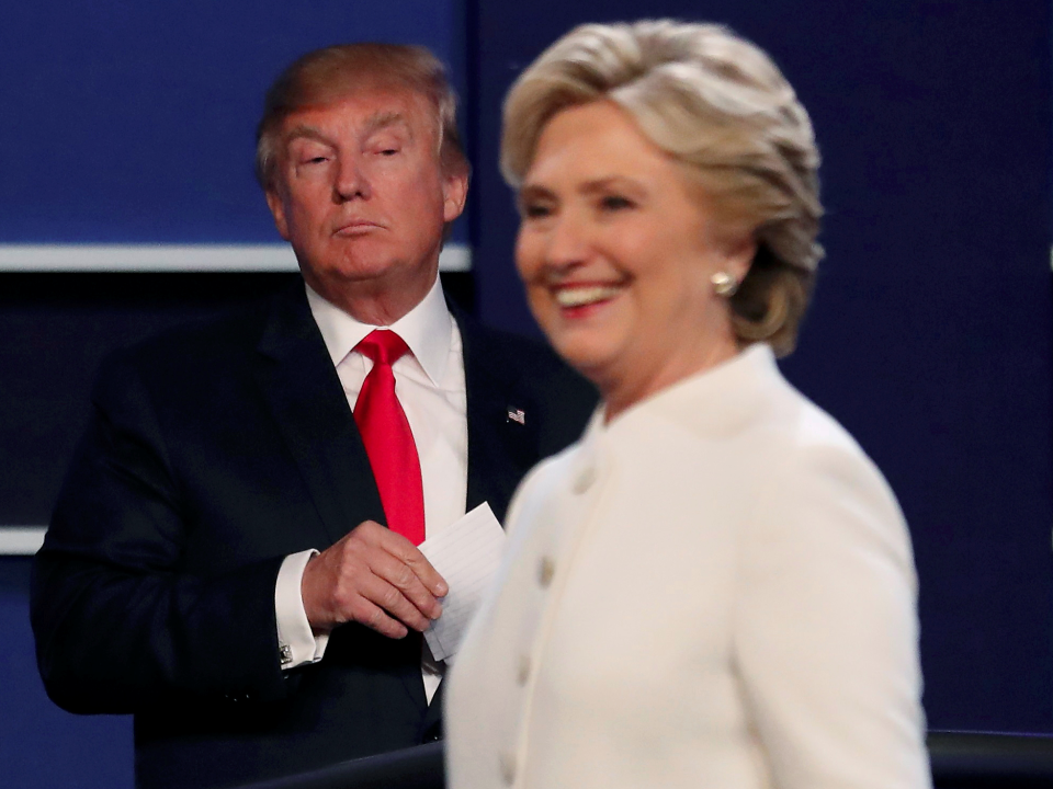 Donald Trump and Hillary Clinton