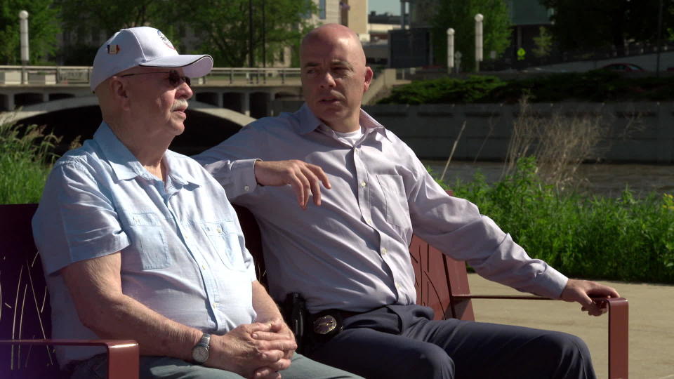 Detective Matt Denlinger helped close the case his father, Harvey, first investigated decades earlier. / Credit: CBS News