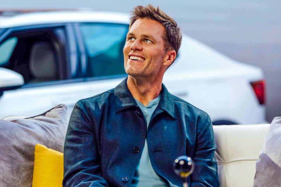 <p>courtesy hertz</p> Tom Brady 