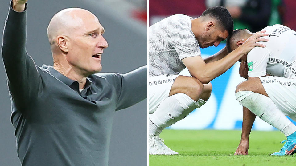 New Zealand coach Danny Hay has slammed the referee in his side's 1-0 World Cup qualifier loss to Costa Rica after two crucial review decisions went against the Kiwis. Pictures: Getty Images