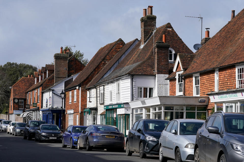 A general view of Wadhurst in East Sussex, which has been named as the overall best place to live in the UK in the annual Sunday Times Best Places to Live guide. Picture date: Thursday March 23, 2023. (Photo by Gareth Fuller/PA Images via Getty Images)