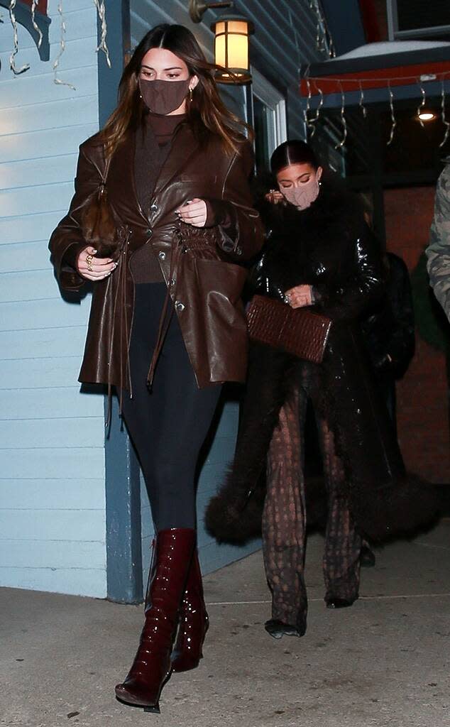 Kendall Jenner, Kylie Jenner, Aspen Trip 