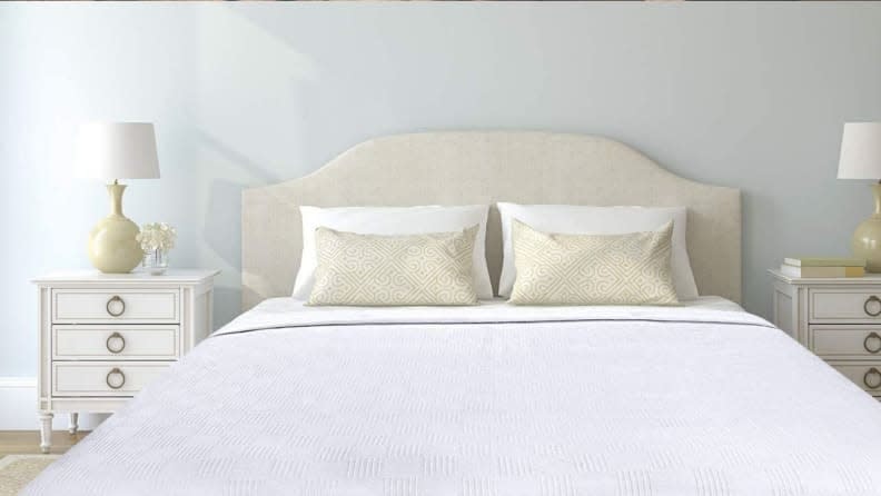 The Utopia Bedding Premium Summer Cotton Blanket is lightweight, and won't leave you drenched in sweat in the morning.